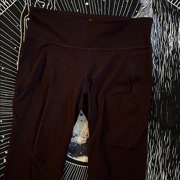 Sweaty Betty The Power Leggings in Dark Purple Size Medium - Picture 2 of 7